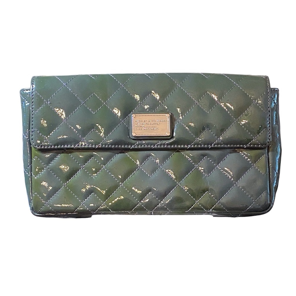 Marc By Marc Jacobs Quilted Olive Clutch